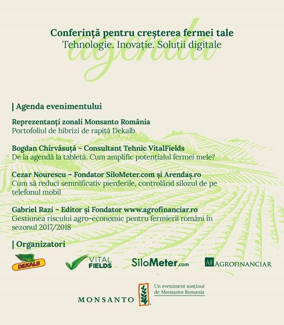 Eveniment în agribusiness:  Conferință pentru creșterea fermei tale
