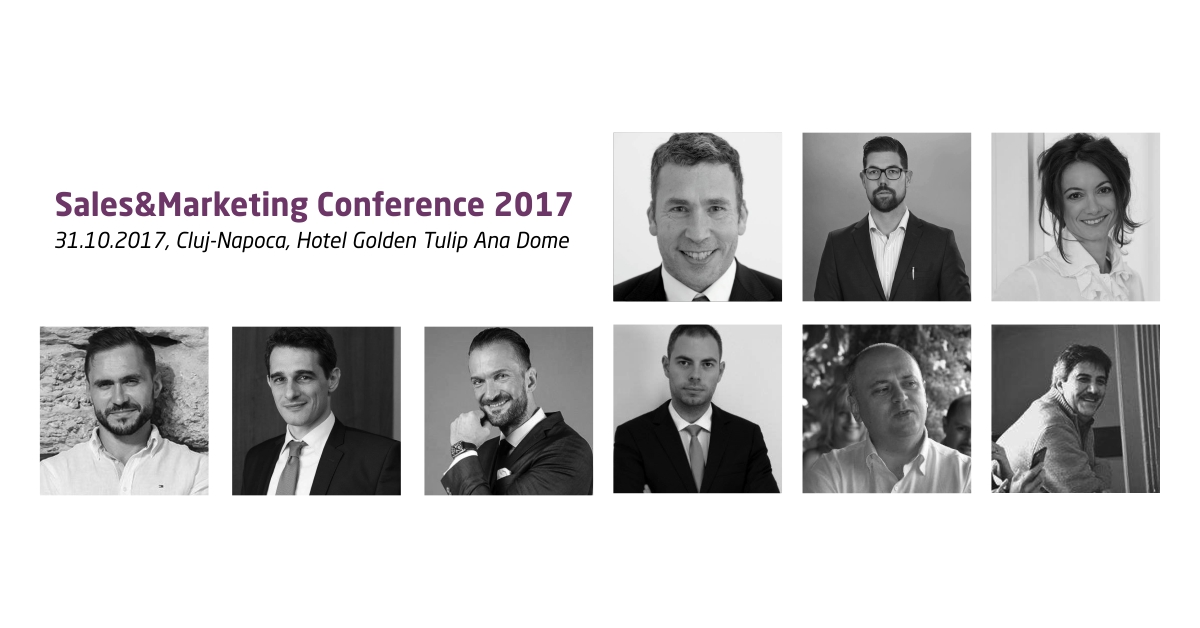 31 octombrie, Cluj-Napoca, Sales & Marketing Conference 2017