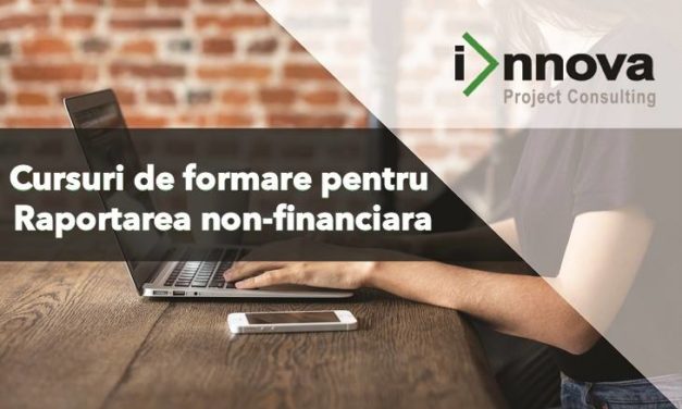 Innova ofera cursuri de formare pentru Raportarea non-financiara