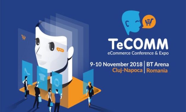 Roboti humanoizi si produse din viitorul comertului online,  la TeCOMM Cluj 2018