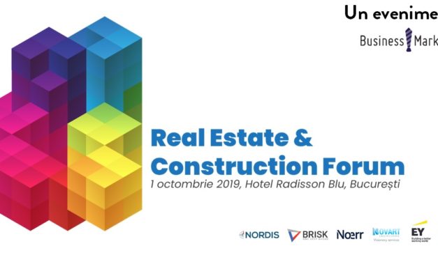 Real Estate & Construction Forum pe 1 octombrie 2019
