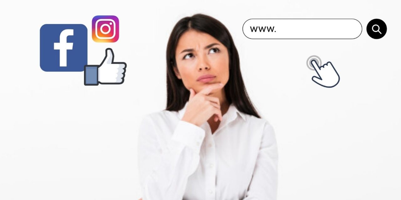 Site-ul web sau profilul pe retelele sociale?