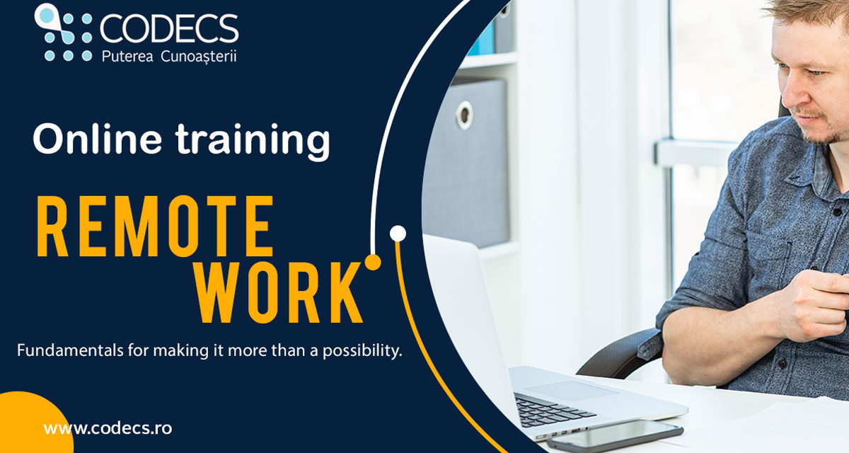 Remote Work- Training Online 22-24 aprilie 2020