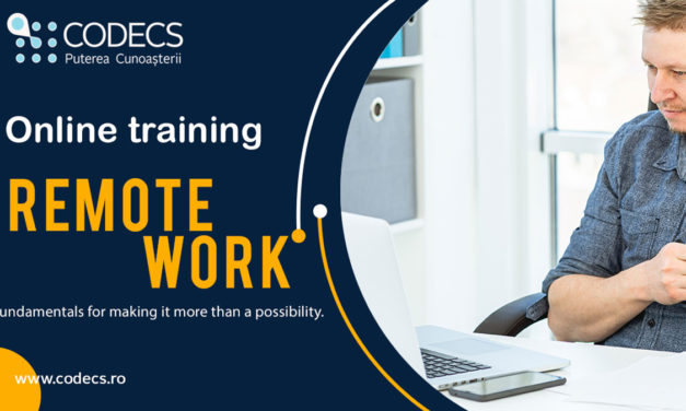 Remote Work- Training Online 22-24 aprilie 2020