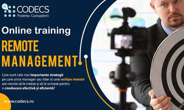 Remote Management – Training Online 22-23-24 aprilie 2020