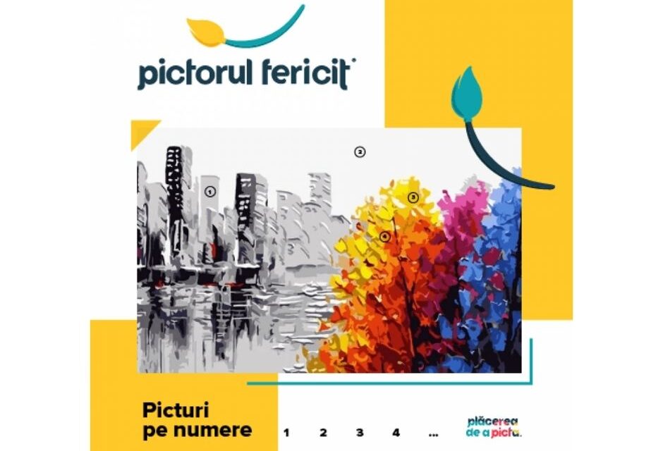 Pictatul nu a fost nicicând mai simplu! Pictorul Fericit oferă picturi pe numere pe șasiu!