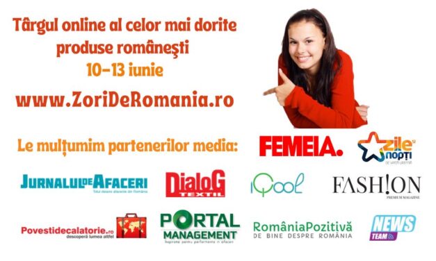 E-târg ZoriDeRomânia, târgul online al celor mai dorite produse româneşti începe joi!