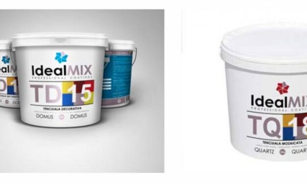Tencuiala decorativa de la IdealMIX – o modalitate eleganta de stilizare a peretilor