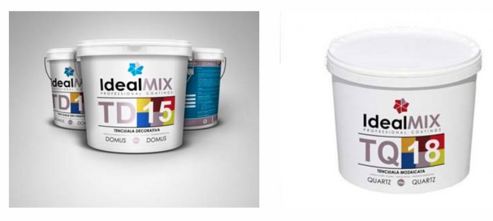 Tencuiala decorativa de la IdealMIX – o modalitate eleganta de stilizare a peretilor