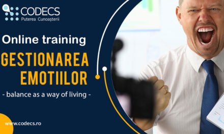 Training Online – Gestionarea Emotiilor – CODECS, 1-2 octombrie