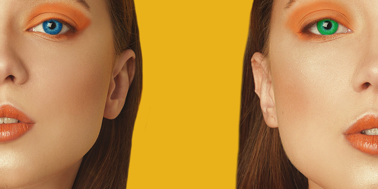 Cum alegi lentilele de contact colorate in functie de nuanta pielii