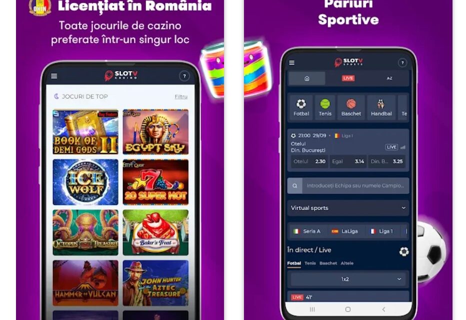 Descoperă aplicația SlotV Cazino pentru Android: o experiență de joc dinamică la vârful degetelor tale