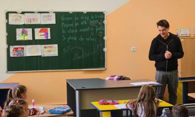 Selly a inaugurat Școala Gimnazială Giubega, renovată de Asociația BookLand