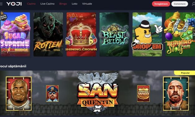 Cazinou online Yoji: un nou nivel de aventură în jocuri de noroc