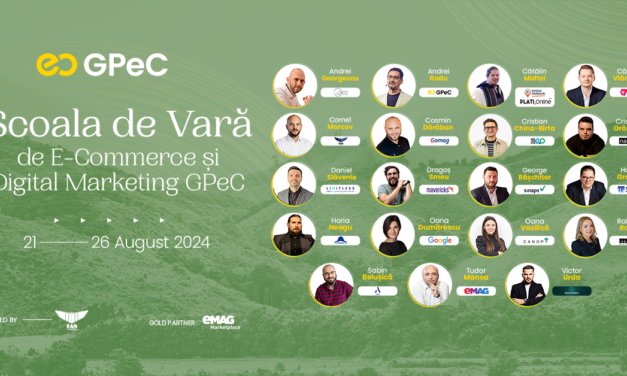 Ultimele zile de înscrieri cu prețuri reduse la Școala de Vară GPeC – cursuri intensive de E-Commerce & Digital Marketing
