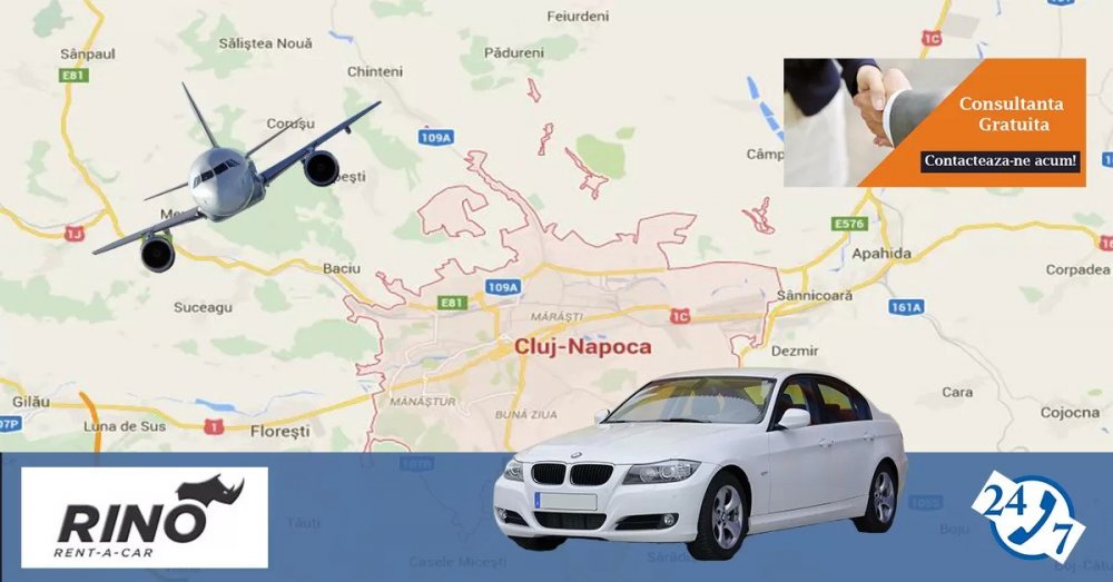 3 moduri neasteptate pentru care ai nevoie de serviciile de inchiriere auto din aeroport de la Cluj
