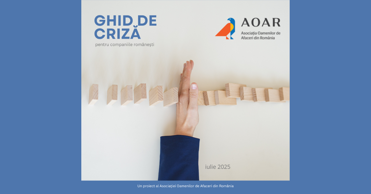 AOAR lansează Ghidul de Criză pentru Companii – Ediția 2025